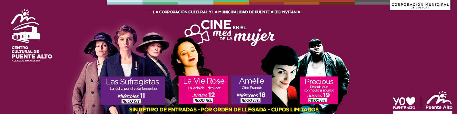 Cine en el Mes de la Mujer. 